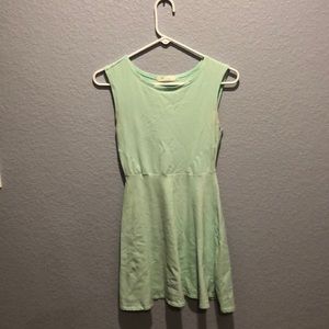 Mint green skater dress
